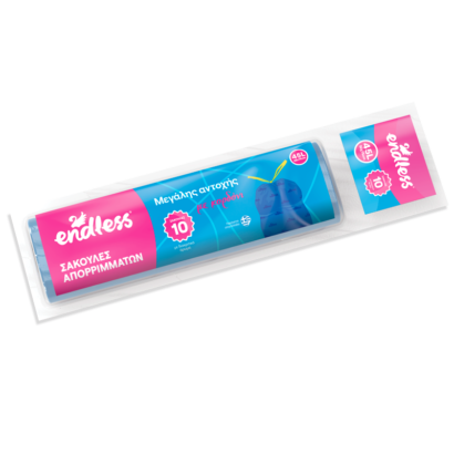 Endless Σακούλες απορριμμάτων μπλε με κορδόνι 45 lt